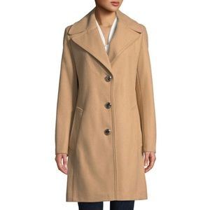Calvin Klein Camel Wool Coat